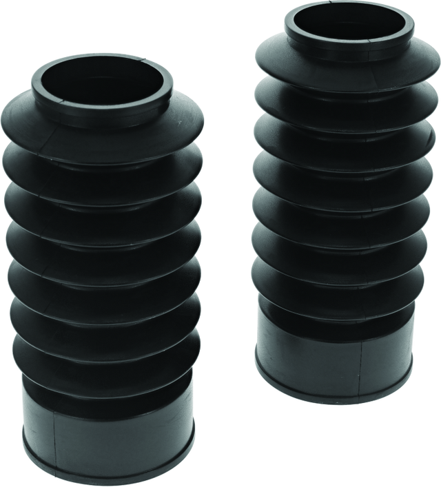 Bikers Choice 49MM Black Short Fork Boots Pr Bikers Choice Fork Assemblies  AXOPROS