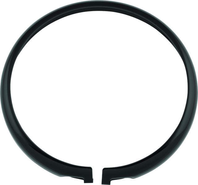 Bikers Choice 5-3/4 Headlight Replcement Black Trim Ring Bikers Choice Headlights  AXOPROS