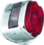 Bikers Choice 56-72 Big Twin & XL Chrome Taillight W/Red Lens & Top License Light Repl H-D 68010-64B Bikers Choice Tail Lights  AXOPROS