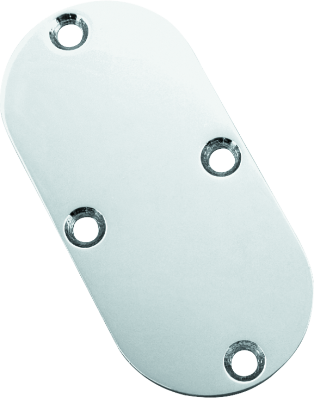 Bikers Choice 65-86 FL FX 4 Speed Chrome Inspection Cover Replaces H-D 60572-78T No Shifter Hole Bikers Choice Engine Covers  AXOPROS