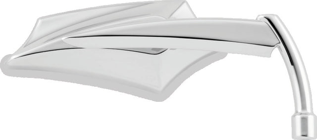 Bikers Choice 65-Up Chrome Angler Mirror Universal Custom Pair Bikers Choice Side Mirrors  AXOPROS