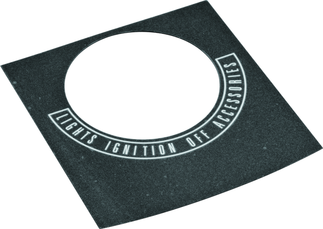 Bikers Choice 68-84 FL 71-72 FX 80-86 FXWG 84-99 Softail Dash Switch Decal Replaces H-D 71300-79 5Pk Bikers Choice Dash & Interior Trim  AXOPROS