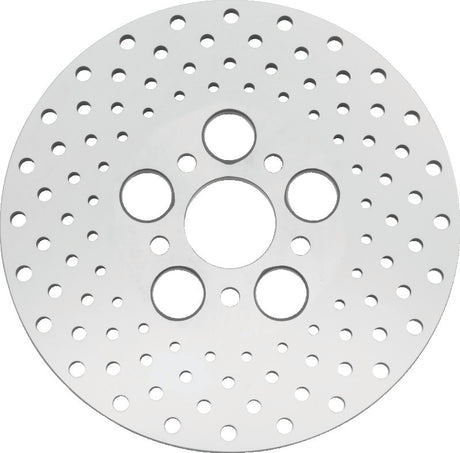 Bikers Choice 73-84 FL 10 Inch Front & Rear Drilled Stainless Rotor Replaces H-D 41813-79 Bikers Choice Brake Rotors - Drilled  AXOPROS