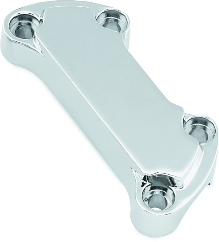 Bikers Choice 74-Up Big Twin and XL Scalloped Handlebar Clamp Without Skirt Bikers Choice Handlebars  AXOPROS