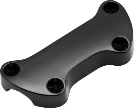 Bikers Choice 74-Up Black Plain Handlebar Clamp Bikers Choice Handlebars  AXOPROS