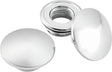 Bikers Choice 82-Up Chrome Slim Gas Cap Set Screw In Bikers Choice Fuel Lines  AXOPROS