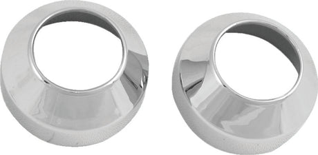 Bikers Choice 84-17 41MM Wide Glide Chrome Fork Boot Covers Pr Bikers Choice Fork Assemblies  AXOPROS