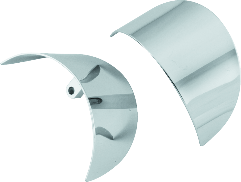 Bikers Choice 86-01 FXRT FLH FLT FLST Chrome Turn Signal Visor Replaces H-D 67737-88T Pr Bikers Choice Lights Corner  AXOPROS