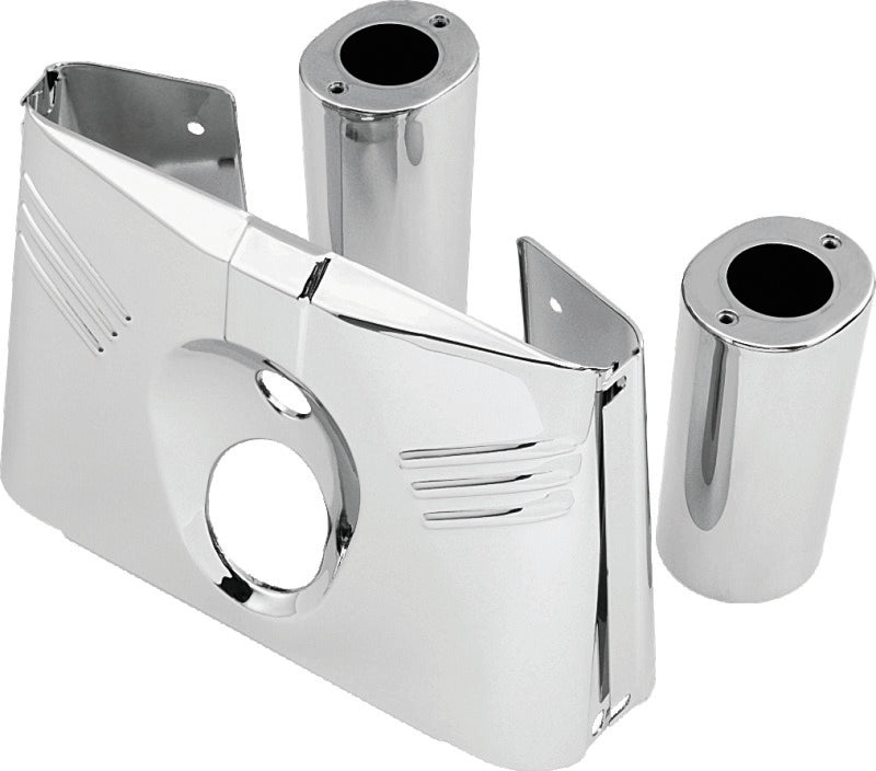 Bikers Choice 86-08 FLST Chrome 5 Piece Fork Cover Kit Bikers Choice Fork Assemblies  AXOPROS