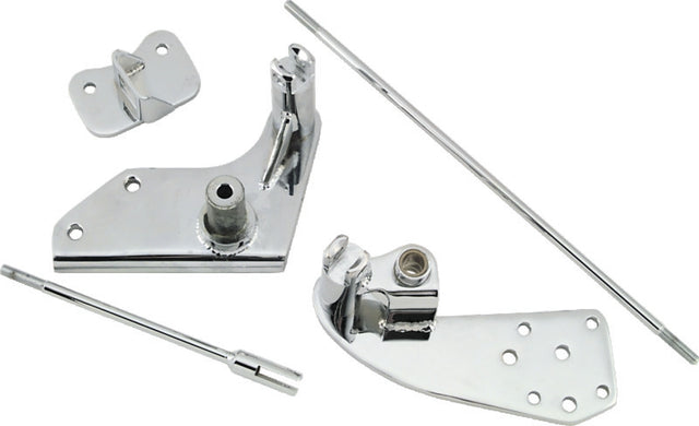 Bikers Choice 87-99 Softail Chrome 3 Inch Extended Forward Control Kit Bikers Choice Footpegs  AXOPROS