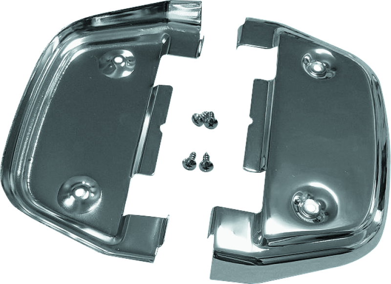 Bikers Choice 87-Up Touring Chrome Passanger Floorboard Undercover Kit Bikers Choice Footpegs  AXOPROS