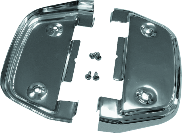 Bikers Choice 87-Up Touring Chrome Passanger Floorboard Undercover Kit Bikers Choice Footpegs  AXOPROS