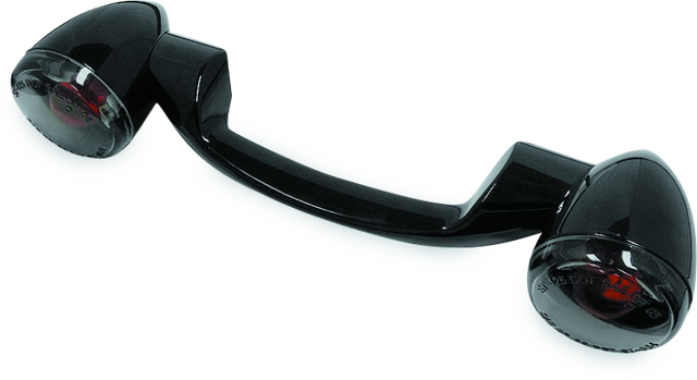 Bikers Choice 91-08 Touring 86-17 FLST Narrow Black Rear Turn Signal Bar Kit W/Smoke Lens Bikers Choice Lights Corner  AXOPROS