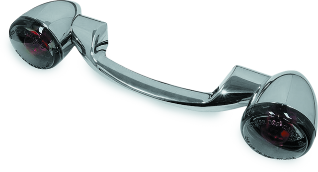 Bikers Choice 91-08 Touring 86-17 FLST Narrow Chrome Rear Turn Signal Bar Kit W/Smoke Lens Bikers Choice Lights Corner  AXOPROS