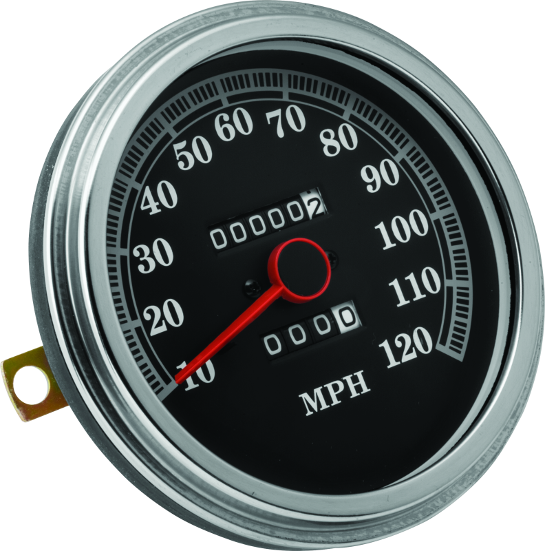 Bikers Choice 91-95 Softail Black Face Speedo With Dome Lens 2240:60 Front Drive Cast Dash Only Bikers Choice Gauges  AXOPROS