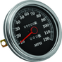 Bikers Choice 91-95 Softail Black Face Speedo With Dome Lens 2240:60 Front Drive Cast Dash Only Bikers Choice Gauges  AXOPROS