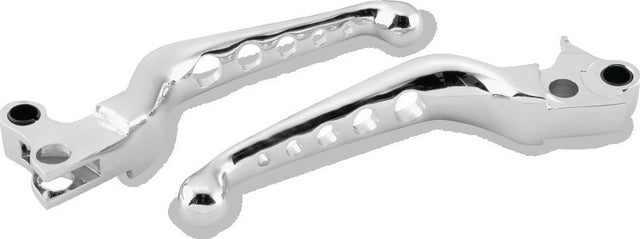 Bikers Choice 96-16 BigTwin 96-03 XL Chrome O Series Holed Lever Set Cable Clutch Only Bikers Choice Levers  AXOPROS
