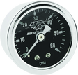 Bikers Choice Black Face Liquid Filled Oil Pressure Gauge 0-60 Psi 1/8 NPT Bikers Choice Gauges  AXOPROS