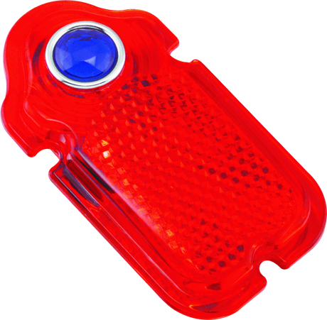 Bikers Choice Blue Dot Taillight Lens 47-54 Tombstone Replaces H-D 68090-47 Bikers Choice Tail Lights  AXOPROS