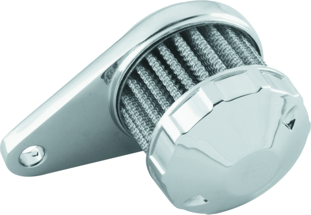 Bikers Choice Chrome Crankcase Breather With Mount 3/8 Hose Custom Bikers Choice Air Intake Components  AXOPROS