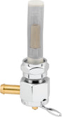 Bikers Choice Chrome Hex Petcock 22MM Left Outlet Bikers Choice Fuel Components Misc  AXOPROS