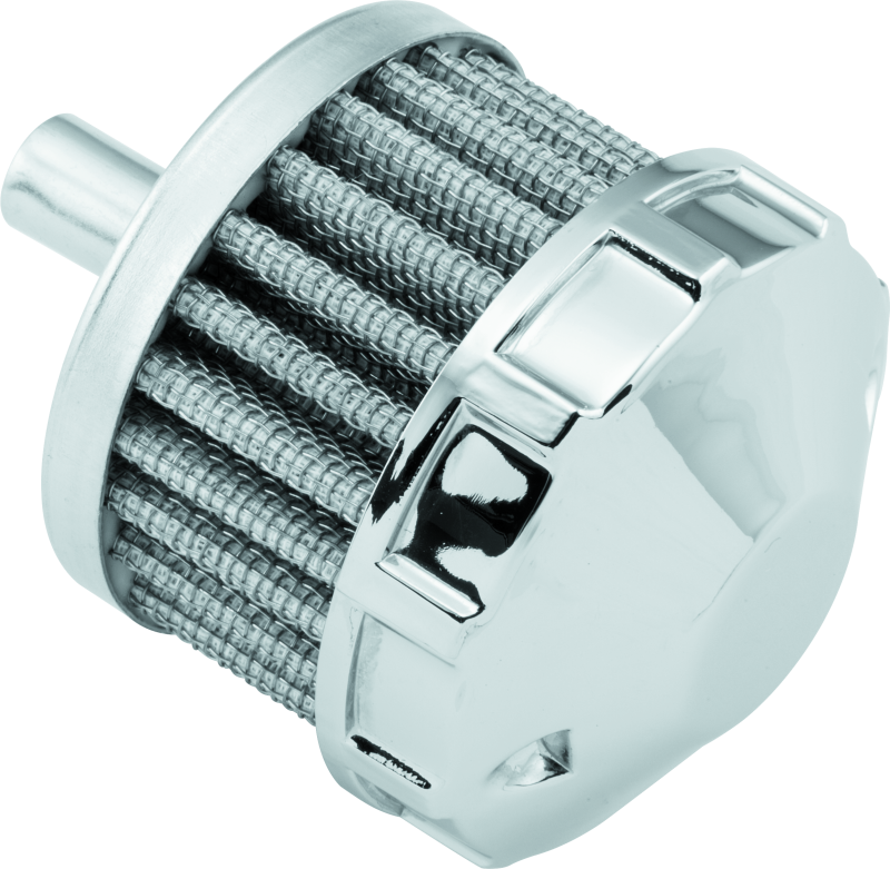 Bikers Choice Chrome Replacement Breather Filter 3/8 Hose Custom Bikers Choice Air Intake Components  AXOPROS