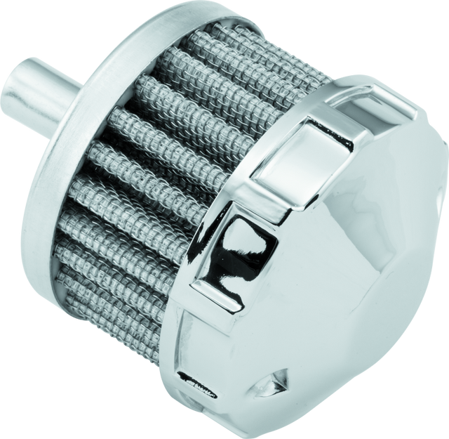 Bikers Choice Chrome Replacement Breather Filter 3/8 Hose Custom Bikers Choice Air Intake Components  AXOPROS