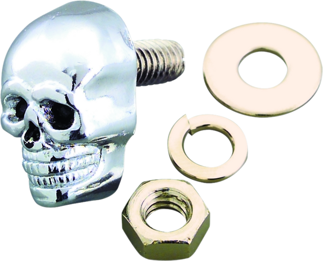 Bikers Choice Chrome Skull Kromets 5/8 Long 1/4-20 Stud Ea Bikers Choice Hardware Kits - Other  AXOPROS