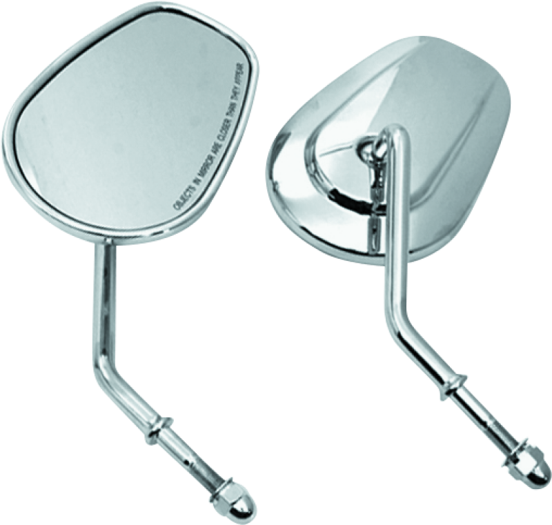 Bikers Choice Chrome Tapered Short Stem Mirrors Pr Bikers Choice Side Mirrors  AXOPROS