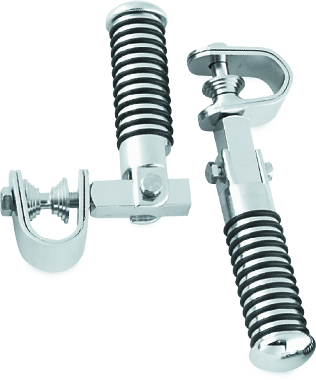 Bikers Choice Clamp On O Ring Peg Kit For 1 To 1 1/8 Inch Tube Universal Custom Bikers Choice Footpegs  AXOPROS