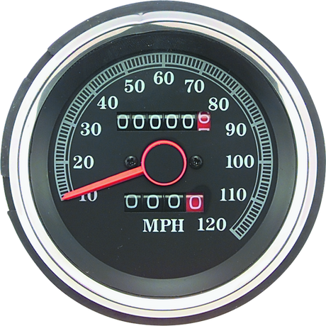 Bikers Choice L84-90XL 85-87 FXRS 87-90 FX Replacement Speedo Blk Face 120 Mph Repl H-D 67037-85A Bikers Choice Gauges  AXOPROS