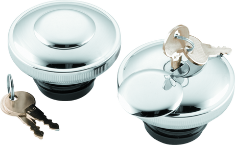 Bikers Choice L96-20 Chrome Lockable Gas Cap Vented Bikers Choice Fuel Lines  AXOPROS