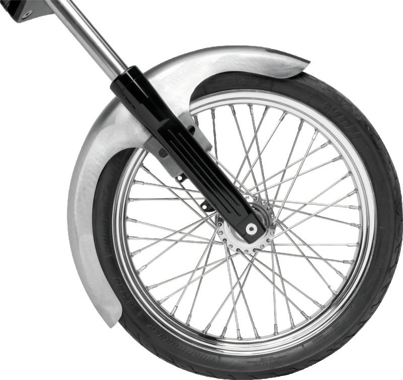 Bikers Choice Outlaw Raw Front Fender Wide Glide 21 Inch Wheel Undrilled Custom Bikers Choice Fenders  AXOPROS