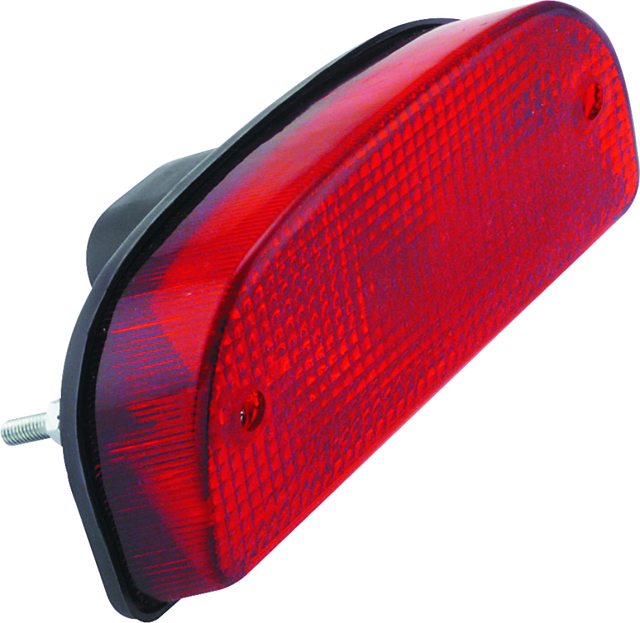 Bikers Choice Replacement Custom Fatbob Rear Taillight W/Red Lens Bikers Choice Tail Lights  AXOPROS