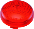Bikers Choice Replacement Honycomb Red Lens For LED Bullet Turn Signal Bikers Choice Lights Corner  AXOPROS