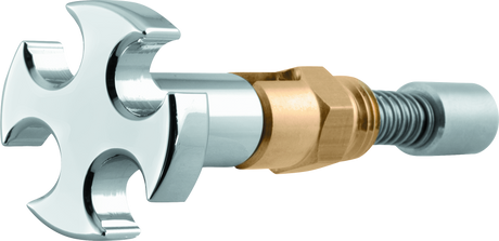 Bikers Choice S&S B E G Chrome Cross Enrichener With Chrome Cross Knob Bikers Choice Carburetors  AXOPROS