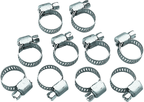 Bikers Choice Stainless Steel Mini Clamp 10 Pk Bikers Choice Clamps  AXOPROS