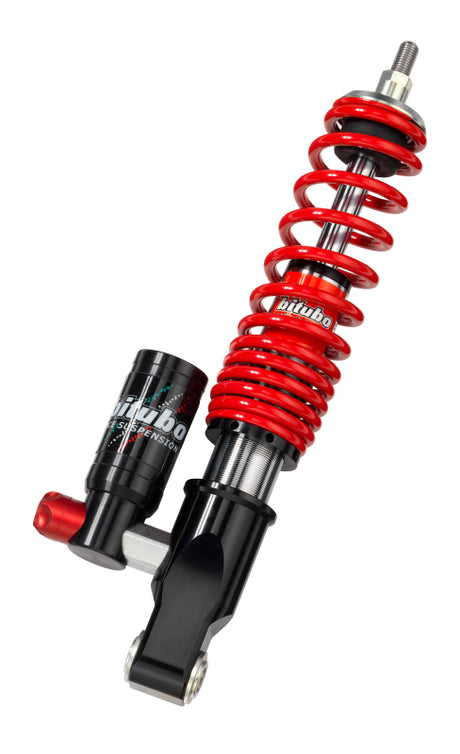 Bitubo MEV0 Vespa Front Monoshock Adjustable: Spring Preload, Compression, Red Spring Bitubo Suspension Shocks and Struts  AXOPROS