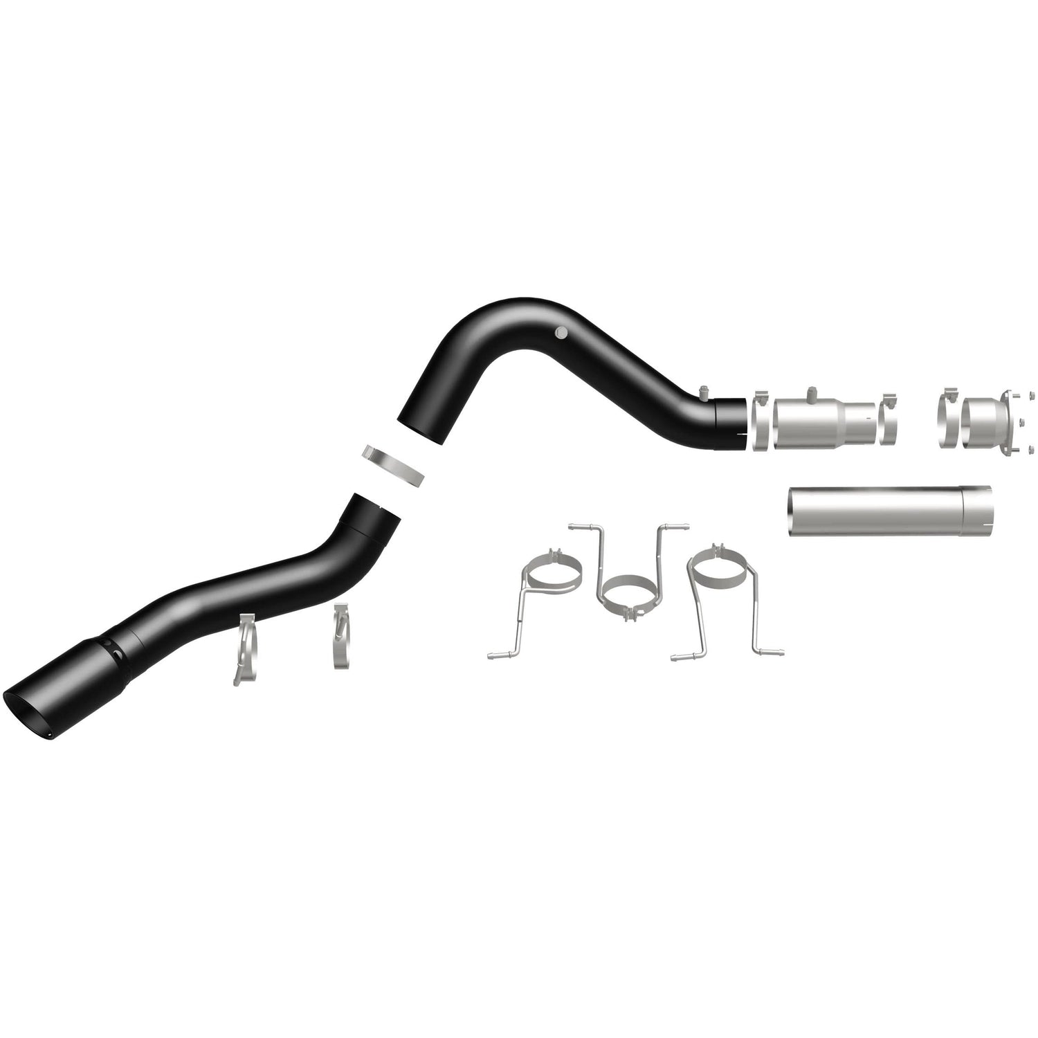 Black DPF Series Diesel 5in. Filter-Back MagnaFlow Exhaust Products Exhaust System Kit  AXOPROS