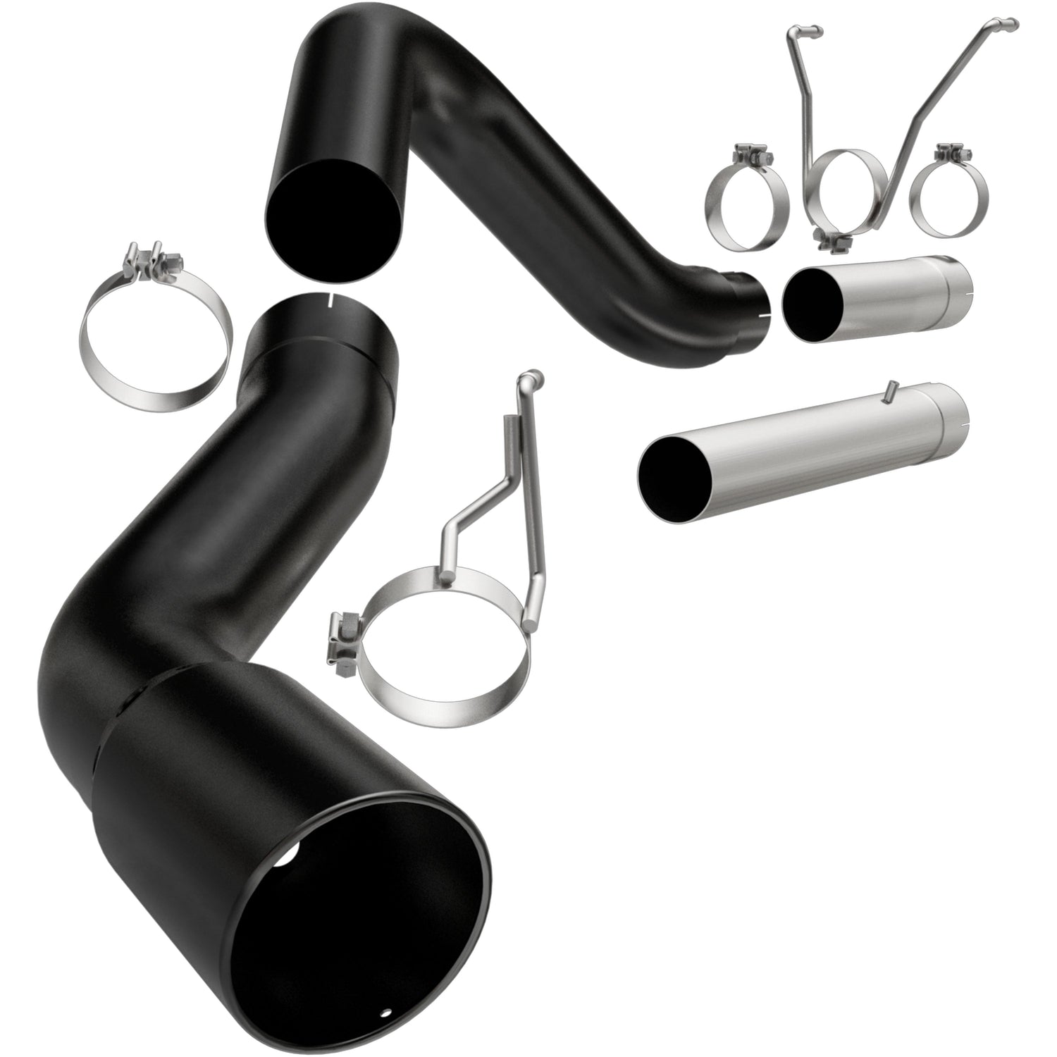 Black DPF Series Diesel 5in. Filter-Back MagnaFlow Exhaust Products Exhaust System Kit  AXOPROS