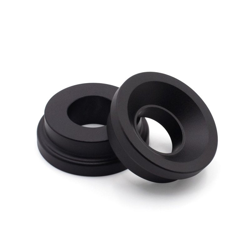 BLOX 2-Piece Billet Aluminum Solid Shifter Bushing B-Series Transmissions - Black BLOX Racing Shifter Bushings  AXOPROS