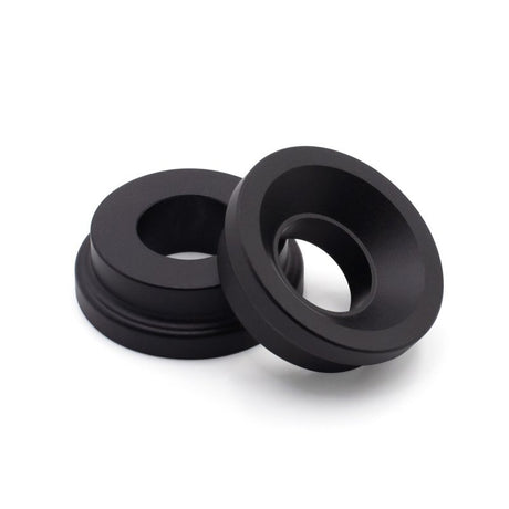 BLOX 2-Piece Billet Aluminum Solid Shifter Bushing B-Series Transmissions - Black BLOX Racing Shifter Bushings  AXOPROS