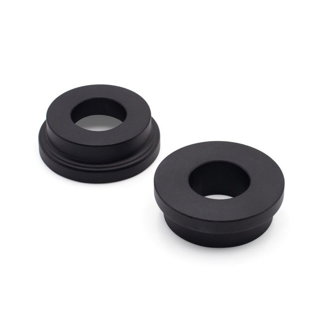 BLOX 2-Piece Billet Aluminum Solid Shifter Bushing B-Series Transmissions - Black BLOX Racing Shifter Bushings  AXOPROS