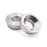 BLOX 2-Piece Billet Aluminum Solid Shifter Bushing B-Series Transmissions - Silver BLOX Racing Shifter Bushings  AXOPROS