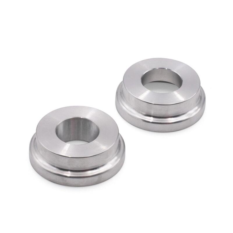 BLOX 2-Piece Billet Aluminum Solid Shifter Bushing B-Series Transmissions - Silver BLOX Racing Shifter Bushings  AXOPROS