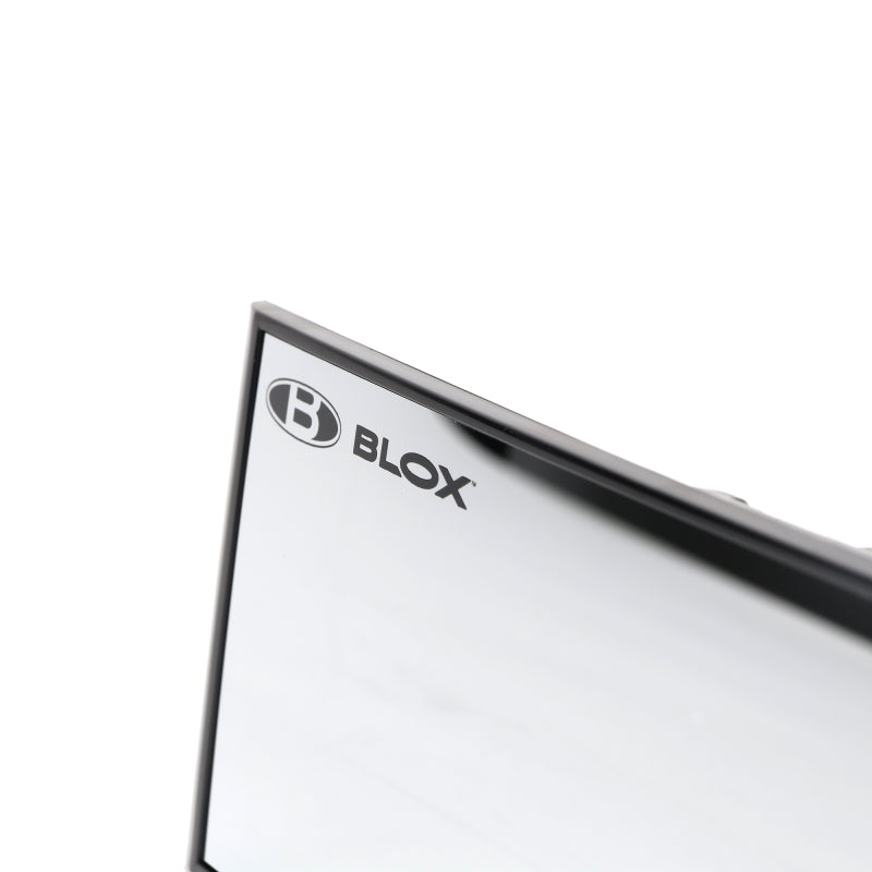 BLOX Racing 290mm Convex Mirror Black Frame No Tint BLOX Racing Rear View Mirrors  AXOPROS