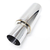 BLOX Racing 76.2mm N1 Straight Tip Muffler Universal BLOX Racing Muffler  AXOPROS