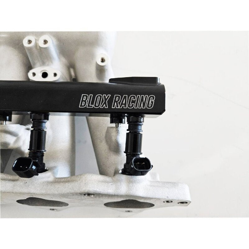 BLOX Racing Honda B-Series Xtreme Aluminum Fuel Rail - Black BLOX Racing Fuel Rails  AXOPROS