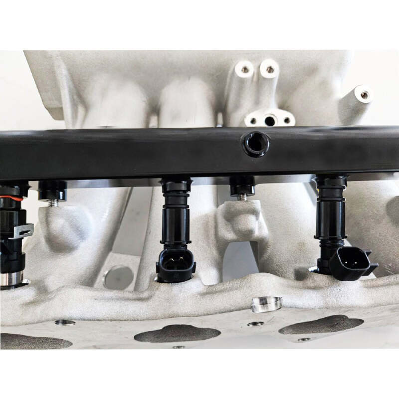 BLOX Racing Honda B-Series Xtreme Aluminum Fuel Rail - Black BLOX Racing Fuel Rails  AXOPROS