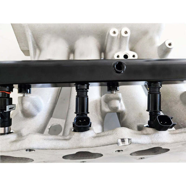 BLOX Racing Honda B-Series Xtreme Aluminum Fuel Rail - Black BLOX Racing Fuel Rails  AXOPROS